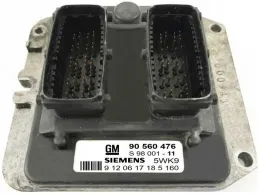 Блок управления ECU 90560476-5WK9 ecu opel astra x18xe1