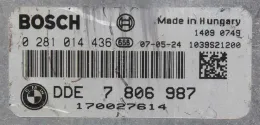 Блок керування двигуном DDE7806987 bmw e60 e90 7806987 0281014436