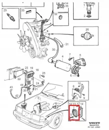 Блок управления 3501922 volvo 240