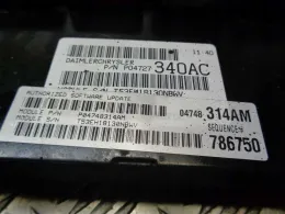 Блок управления двигателем P04748314AM ecu chrysler pacifica 3.5 p04727340ac