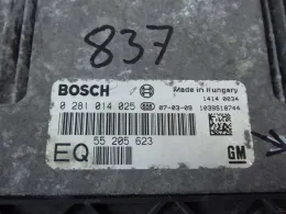 Блок управління 55205623EQ opel astra 0281014025