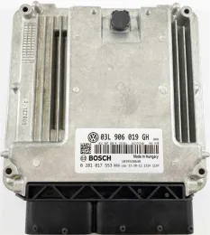 Блок управления ECU 03L906019GH ecu vw t5 2.0 0281017553