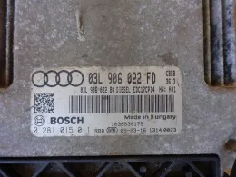 Блок управления двигателем 0281015011 a3 8p 2.0 tdi cbbb 03l906022fd