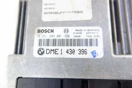 Блок управления DME 1430396 bmw e46 0261209001