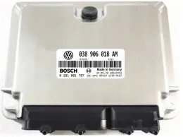 Блок управления двигателем 0281001707 skoda vw 038906018am immo off