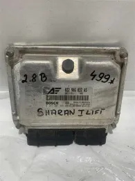 Блок управління двигуном 0261207386 vw sharan mk1 lift 2.8