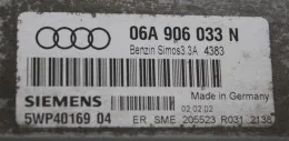 Блок управления двигателем 5WP40169 audi 06a906033n