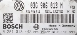 Блок керування двигуном 0281013442 vw skoda 03g906013m