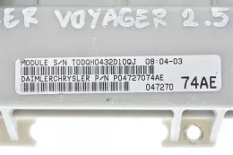 Блок управління T0DQH0432D10QJ voyager iv 2.5 p04727074ae 74ae