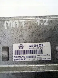 Блок управления 5WP4019 03e906033l 4 vw polo 9n 1.2 12v