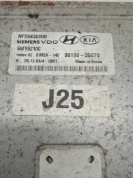 Блок управления двигателем 5WY5210C 39110-25070 hyundai sonata v