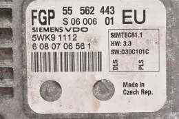 5WK91112 блок управления ECU Opel Vectra C 2007