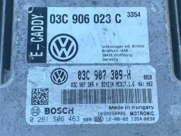 Блок управления двигателем 03C907309H vw,audi,seat,skoda