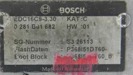 Блок управления двигателем EDC16C9-3.30 0281b01682 bosch