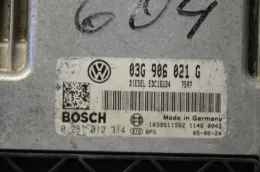 Блок керування двигуном 03G906021G vw audi