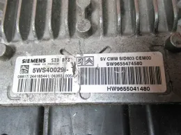 Блок управления SW9655474580 peugeot 307 2,0 hdi 5ws40029i-t hw9655041480 sid803