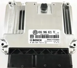 Блок управления ECU 0281014712 ecu skoda 03g906021tc immo off