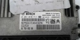 Блок управління ECU 9666729880 peugeot 206+ ecu 0281016711 9676089280 edc17c10