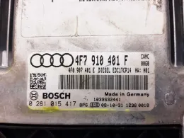 Блок управления двигателем 0281015417 audi 4f7910401f