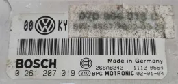 Блок управління двигуном 0261207019 vw passat b5 w8