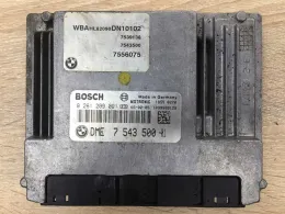 Блок управления двигателем 7566890 bmw e63 e64 e65 e66 7543500 0261209021