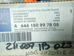 Блок керування двигуном A646150997805 mercedes w211 2.2 cdi