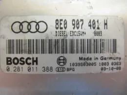 Блок управления двигателем EDC15 audi a6 c5 2.5 tdi 8e0907401h immo off 0281011388