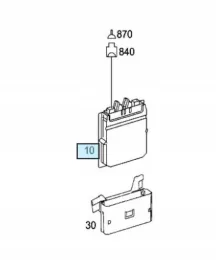 Блок керування двигуном A646150997805 mercedes w211 2.2 cdi
