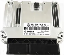 Блок управління ECU 03L906018NC ecu vw golf 2.0 0281017946