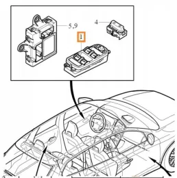 Блок управления стеклоподъемниками 31453266 oe volvo s60 v60 xc60