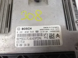 Блок управления двигателем 9808016480 peugeot 308 ii 0281030548