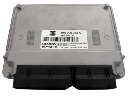 Блок управления ECU 5WP4005101 ecu vw polo 1.6 6k0906033a 5wp40051 01 - фото