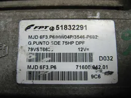 Блок управления 71600.242.01 fiat grande punto 1.3 51832291 mjd6f3.p6