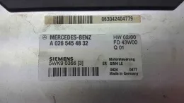 Блок управления двигателем 0265454832 mercedes 2.0