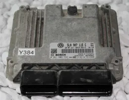 Блок управления двигателем 0261S05744 skoda 5l0907115c