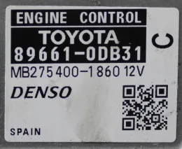 Блок управления двигателем MB275400-1860 toyota 89661-0db31