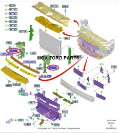 Блок управления рулевой 2132744 ford oe mustang