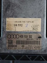 Блок управления двигателем 4E0907552A audi a8 s8 5.2 v10