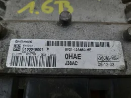 Блок управління двигуном 8V21-12A650-HE ford fiesta mk7 1.6b