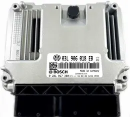 Блок управления ECU 03L906018EB ecu vw 2.0 tdi 0281017380