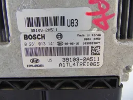 Блок управління 39103-2A511 hyundai getz 1.5 crdi 0281013141 2809-2a511 91198-1c020