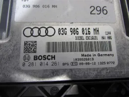 Блок керування двигуном 03F906016MN audi a6 c6 0281014261