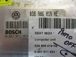 Блок управління двигуном 038906019NE seat ibiza 1.9 tdi immo off 0281011824 edc15p