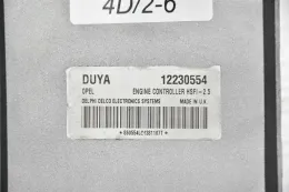 Блок управления 12230554 DUYA opel meriva