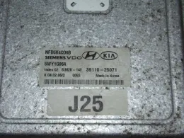 Блок управления 39110-25071 hyundai sonata iv 2.4 b 04-09