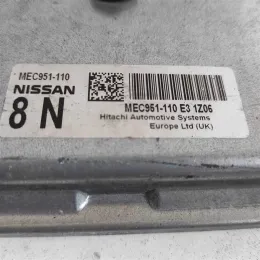 Блок управления двигателем MEC951-110 nissan qashqai