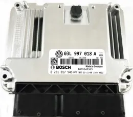 Блок управления ECU 03L997018A ecu vw passat 0281017945