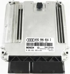 Блок управления ECU 03G906016J ecu audi 0281011383 immo off