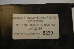 Блок управления кондиционера 9828266180 peugeot 308 t9 ii