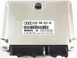 Блок управления ECU 0281001852 ecu audi 038906018ak immo off